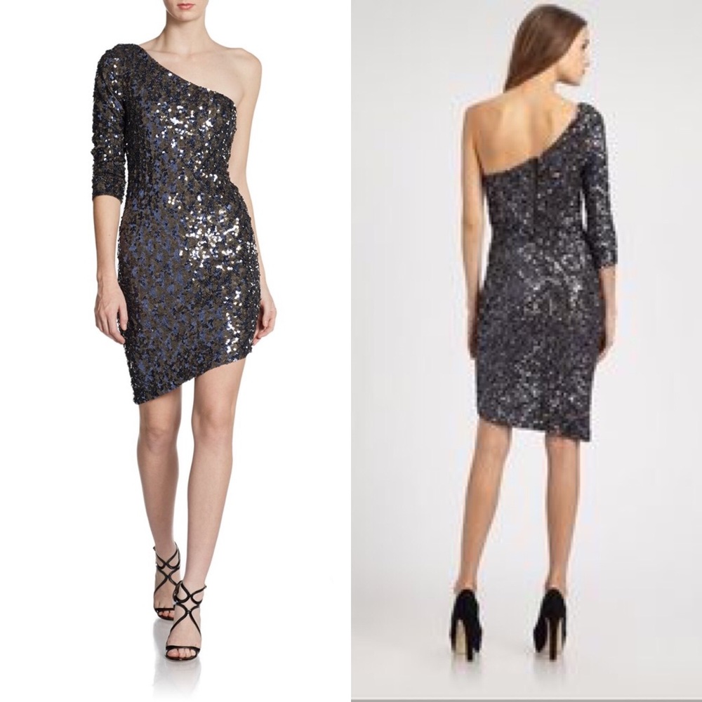 Alice + Olivia Nicky Sequin Fancy Dress Size 8